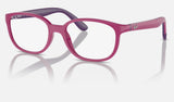 Ray-Ban Junior RY1632F — Fuchsia on Violet — quarter view