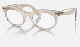 Ray-Ban Wayfarer Oval RX2242V — Photo Waves Grey — quarter view