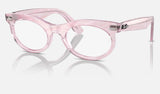 Ray-Ban Wayfarer Oval RX2242VF — Photo Waves Purple — quarter view