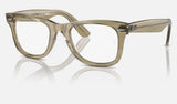 Ray-Ban Wayfarer RX5121F — Photo Striped Grey — quarter view
