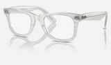 Ray-Ban Wayfarer RX5121F — Photo Striped Light Blue — quarter view