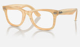 Ray-Ban Wayfarer RX5121F — Photo Striped Brown — quarter view