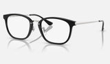 Ray-Ban RX7247D — Black — quarter view