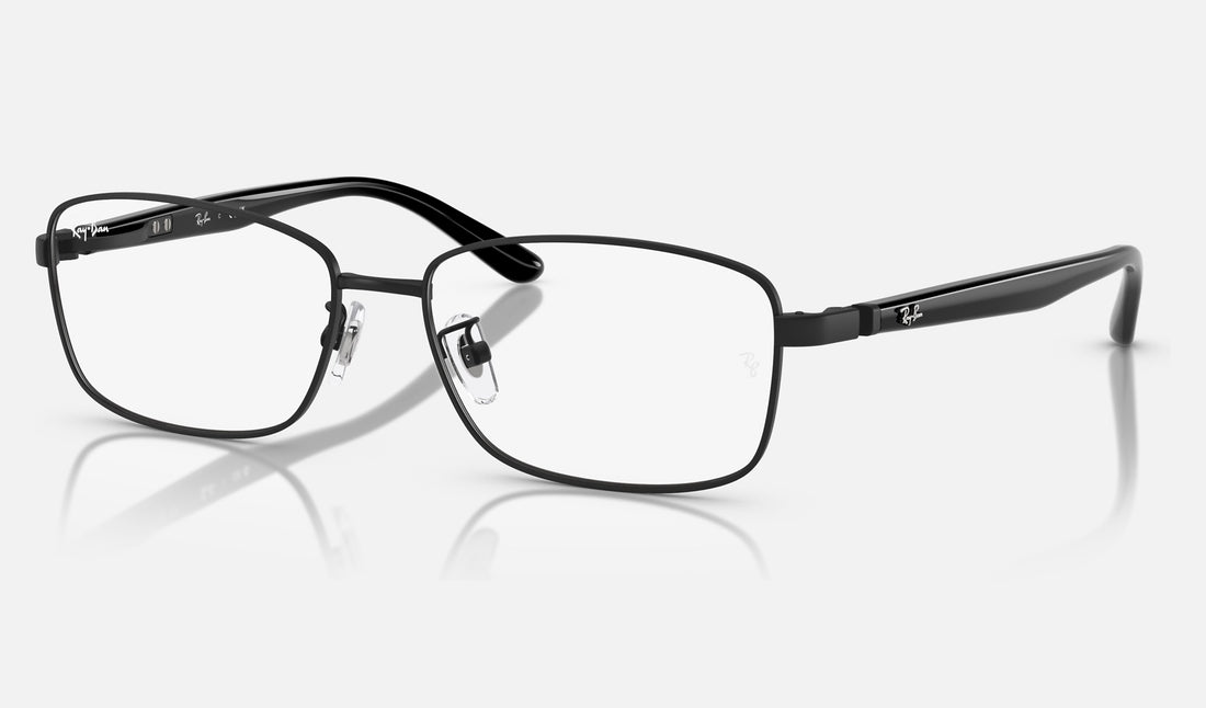 Ray-Ban RX6527D — Black — quarter view