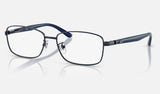 Ray-Ban RX6527D — Blue — quarter view