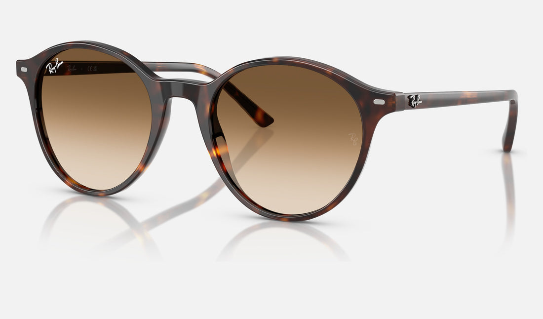 Ray-Ban Bernard RB2230 — Havana / Clear Gradient Brown — quarter view