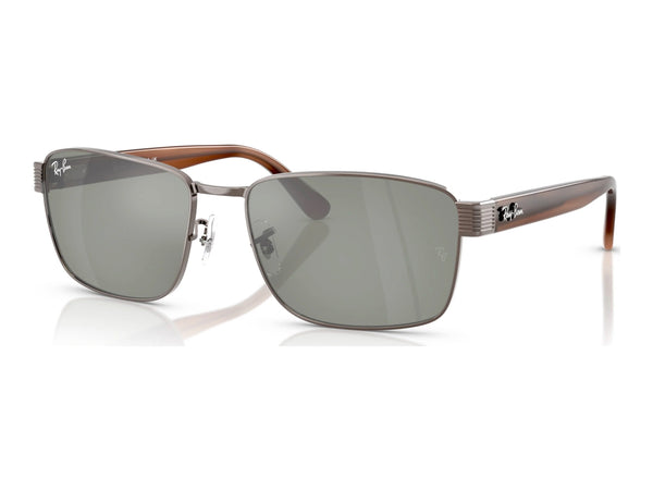 Ray-Ban RB3750 — Copper / Green — quarter view