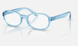 Ray-Ban Junior RY1904 — Transparent Blue — quarter view