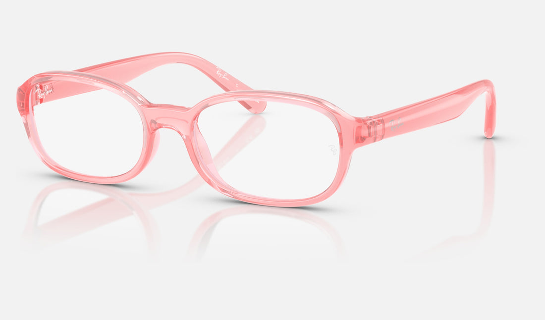 Ray-Ban Junior RY1904 — Transaprent Light Pink — quarter view