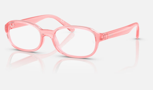 Ray-Ban Junior RY1904 — Transaprent Light Pink — quarter view