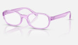 Ray-Ban Junior RY1904 — Transparent Violet — quarter view