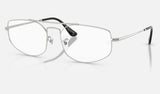 Ray-Ban Explorer 5 RX6545 — Silver — quarter view