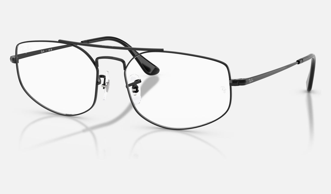 Ray-Ban Explorer 5 RX6545 — Black — quarter view
