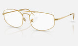 Ray-Ban Explorer 5 RX6545 — Legend Gold — quarter view