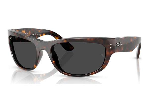 Ray-Ban Mega Balorama RB2289 — Havana / Polarized Black — quarter view
