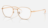 Ray-Ban RX8777D — Rosegold — quarter view