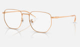 Ray-Ban RX8776D — Rosegold — quarter view