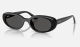 Ray-Ban RB4441D — Black / Dark Grey — quarter view