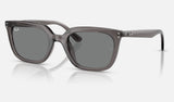 Ray-Ban RB4439D — Transparent Grey / Dark Grey — quarter view