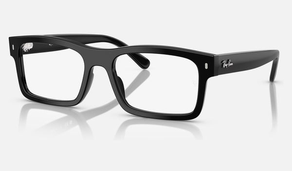 Ray-Ban RX5435 — Black — quarter view