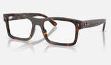 Ray-Ban RX5435 — Havana — quarter view