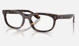 Ray-Ban Balorette RX5489 — Havana — quarter view
