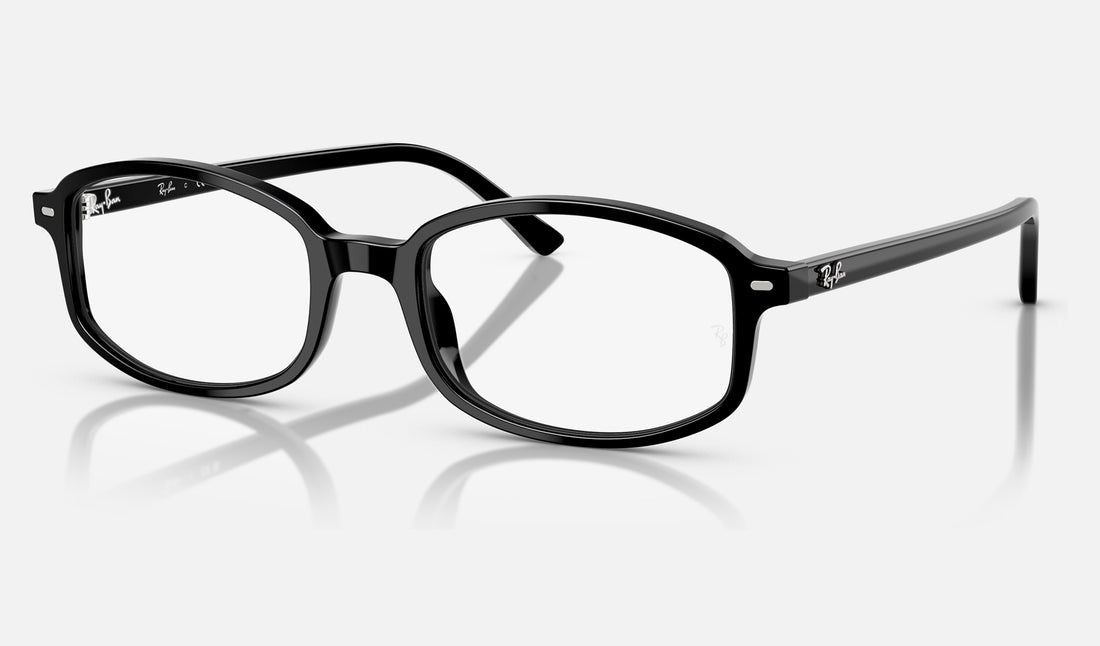 Ray-Ban Sam RX5432 — Black — quarter view