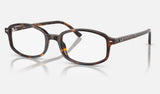 Ray-Ban Sam RX5432 — Havana — quarter view
