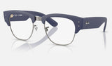 Ray-Ban RX7316V — Sand Blue on Gunmetal — quarter view