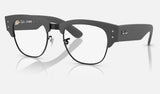 Ray-Ban RX7316V — Sand Grey on Black — quarter view
