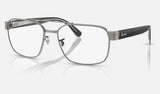 Ray-Ban RX3751V — Gunmetal — quarter view