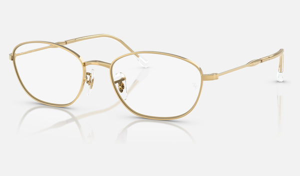 Ray-Ban RX3749V — Arista Gold — quarter view