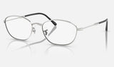 Ray-Ban RX3749V — Silver — quarter view