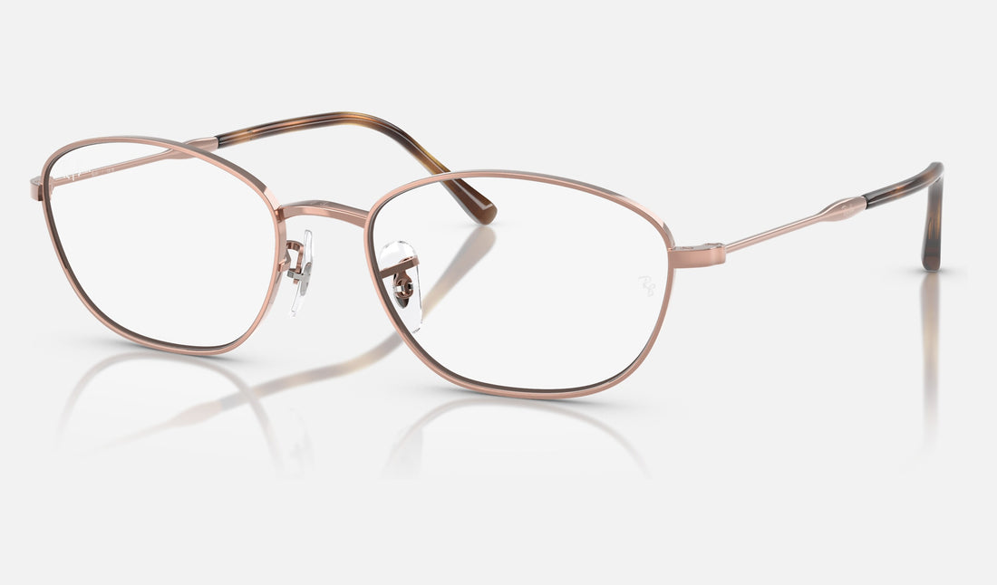 Ray-Ban RX3749V — Copper — quarter view