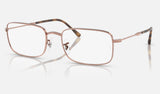 Ray-Ban RX3746V — Copper — quarter view