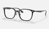 Ray-Ban RX5403D — Black — quarter view