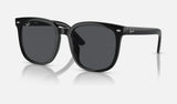 Ray-Ban RB4401D — Black / Dark Grey — quarter view