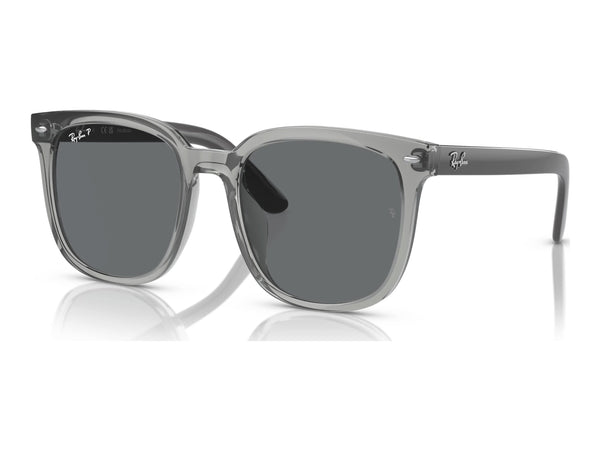 Ray-Ban RB4401D — Transparent Grey / Dark Grey Polarized — quarter view