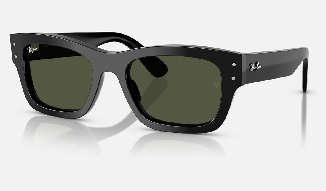 Ray-Ban Joseph RB7683S — Black / Green — quarter view