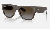 Ray-Ban RB4840S — Sand Brown / Polarized Brown Gradient — quarter view