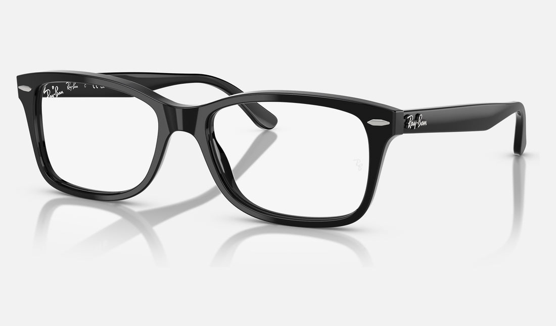 Ray-Ban RX5428 — Black — quarter view