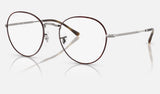 Ray-Ban David RX3582V — Havana on Gunmetal — quarter view