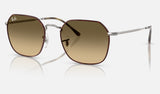 Ray-Ban Jim RB3694 — Havana on Gunmetal / Brown Vintage Gradient Black — quarter view