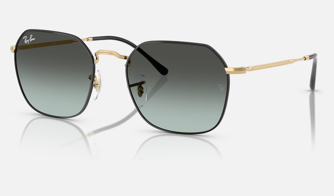 Ray-Ban Jim RB3694 — Black on Arista / Blue Vintage Gradient Black — quarter view