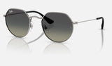 Ray-Ban Junior Junior Jack RJ9565S — Gunmetal / Grey Gradient — quarter view