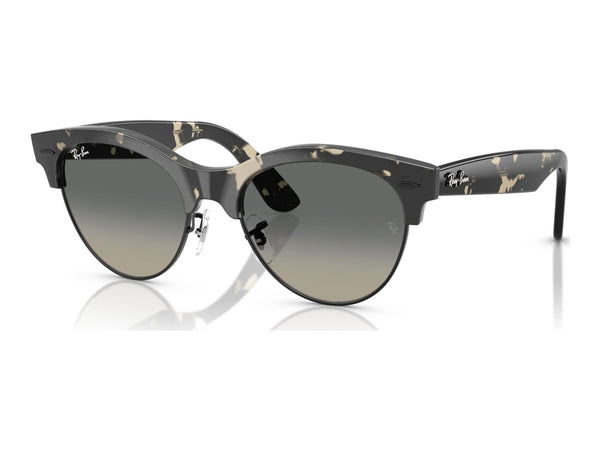 Ray-Ban Clubmaster Way RB2341 — Grey Havana on Black / Grey Gradient — quarter view