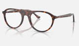 Ray-Ban RX5441 — Havana Red Turtle — quarter view