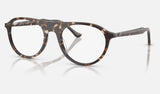 Ray-Ban RX5441 — Havana Yellow Turtle — quarter view