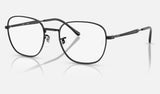 Ray-Ban RX6534 — Black — quarter view