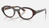 Ray-Ban Shilo RX7257 — Havana — quarter view